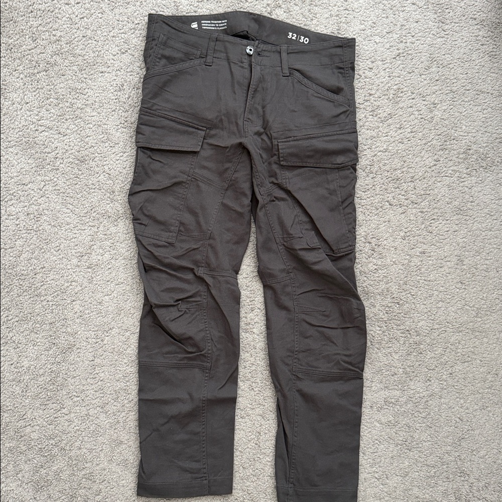G-Star Raw Men's Regular Tapered Cargo Pants - Gray Size 32 x 30 Unworn NWOT